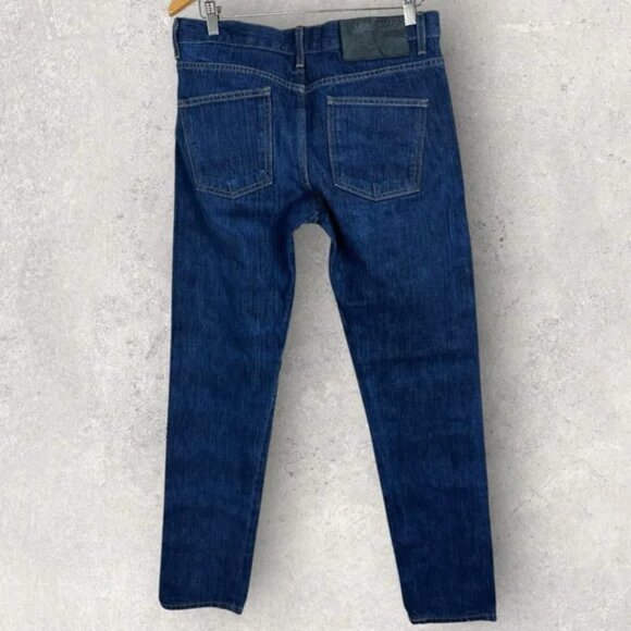 Naked & Famous Raw Japanese Selvedge Jeans Mens Size 33 Kasuri Super Guy Denim - Picture 8 of 14